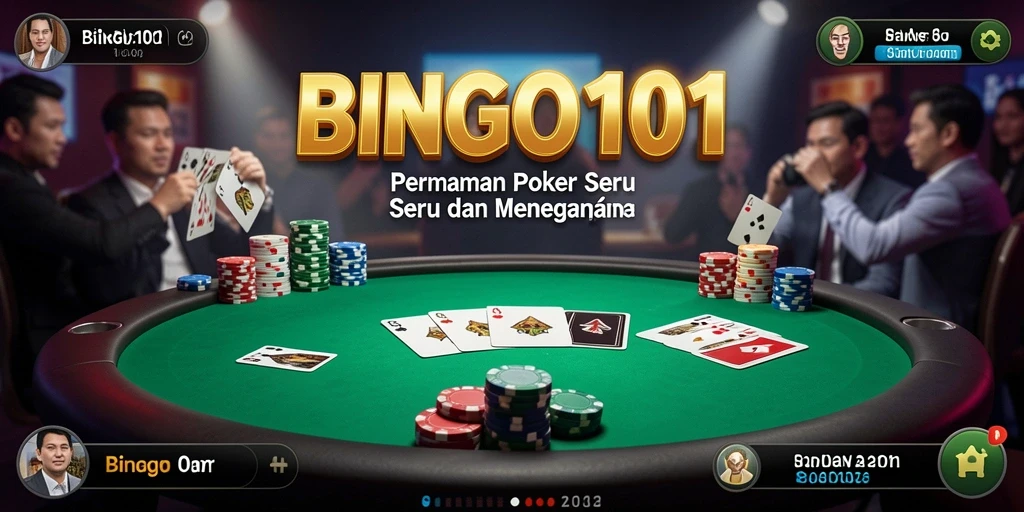 Gameplay seru BINGO101 dengan tampilan grafis yang menarik.