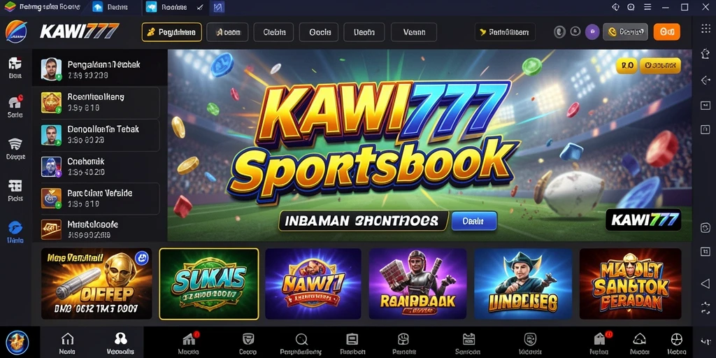 Tampilan menarik gameplay KAWI777 dalam taruhan olahraga.
