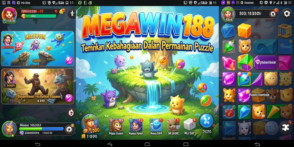 Tampilan gameplay MEGAWIN188 yang menantang dan seru.