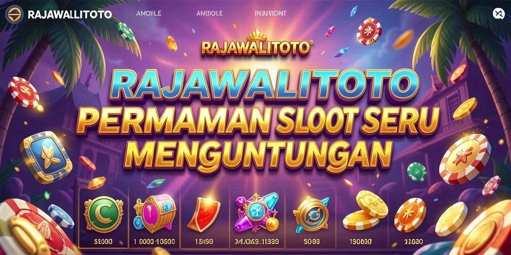 Tampilan gameplay menarik dalam RAJAWALITOTO slot game.