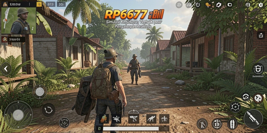 Tampilan gameplay RP6677 yang menakjubkan dan interaksi karakter yang dinamis.