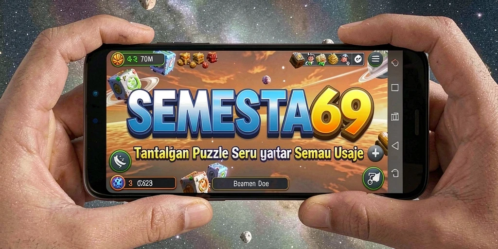 Tampilan gameplay menarik dari SEMESTA69 dengan berbagai tantangan puzzle.